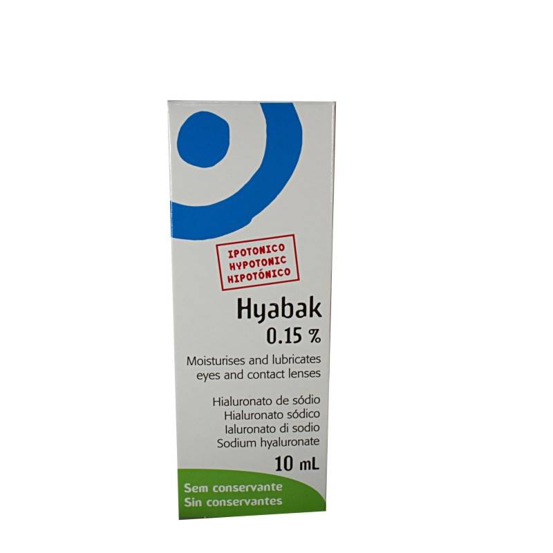 Hyabak solución hidratante lentes contacto 10 ml